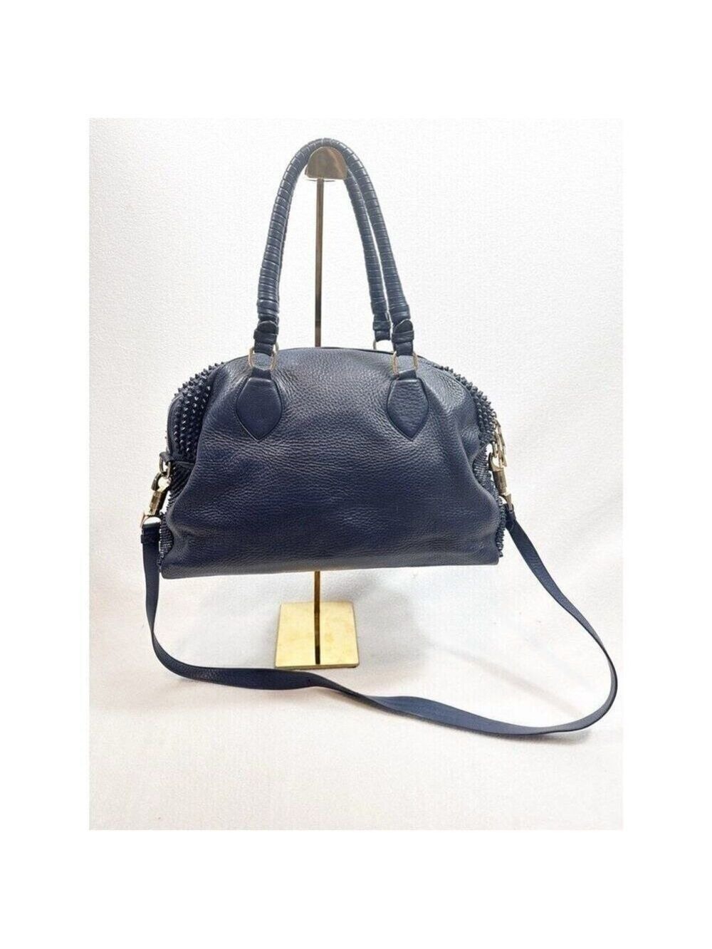 Christian Louboutin Panettone Crossbody Shoulder Bag – Blue